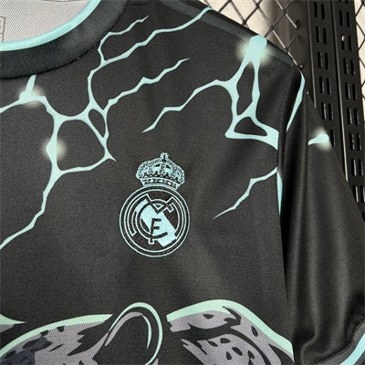 Édition spéciale Real Madrid 2024/25 Noir et vert MaillotNW
