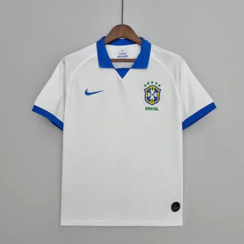 Maillot Bresil 2019 exterieur Blanc MaillotNW