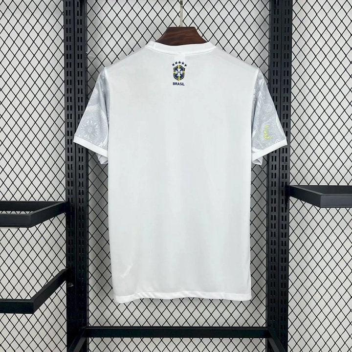 Brésil maillot foot blanc concept 2026