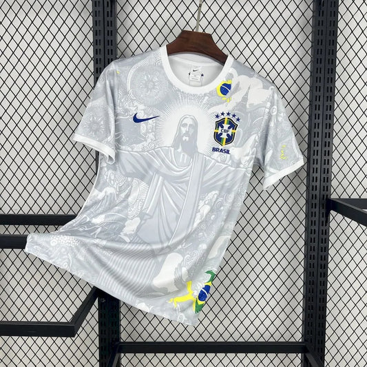 Brésil maillot foot blanc concept 2026